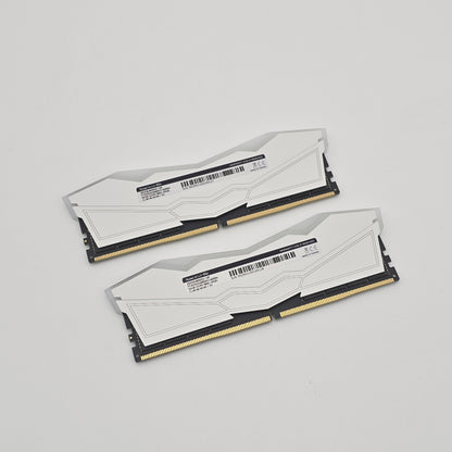 Teamgroup TForce Delta White RGB 64GB DDR5 RAM, 5600MHz, CL40-40-40-84, 2x32GB Desktop Gaming Memory