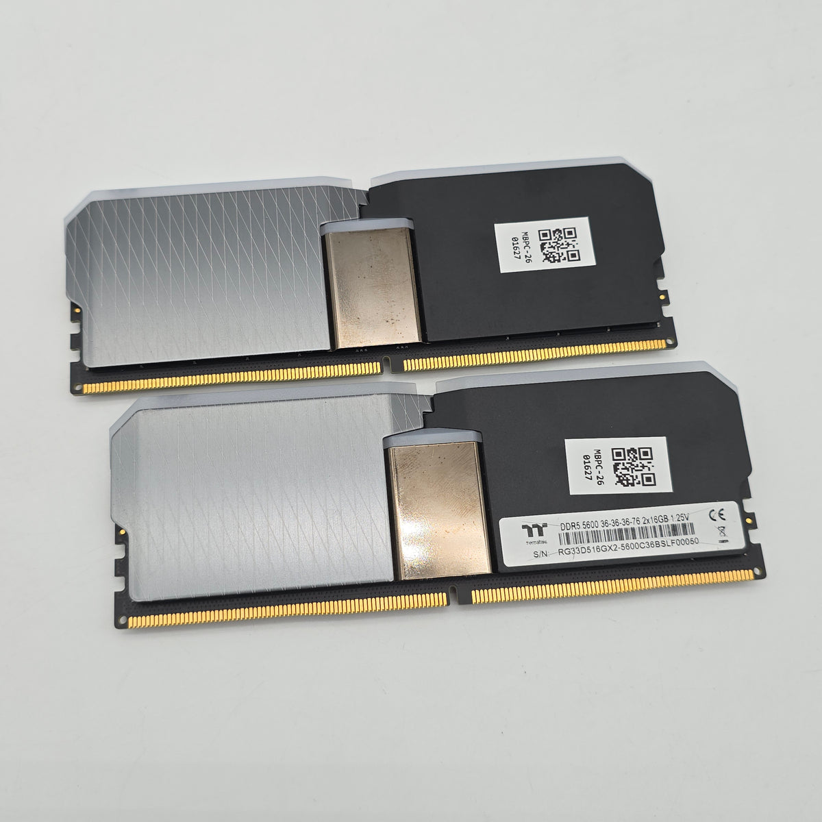 Thermaltake Toughram XC D5 RGB 32GB DDR5, 5600MHz, CL36-36-36-76, Desktop Gaming Memory RAM (2x16GB)