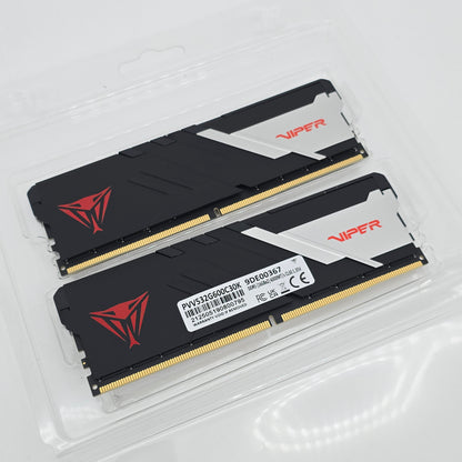 Patriot Viper 32GB DDR5 RAM 6000MHz, CL30, 2x16GB Memory Kit