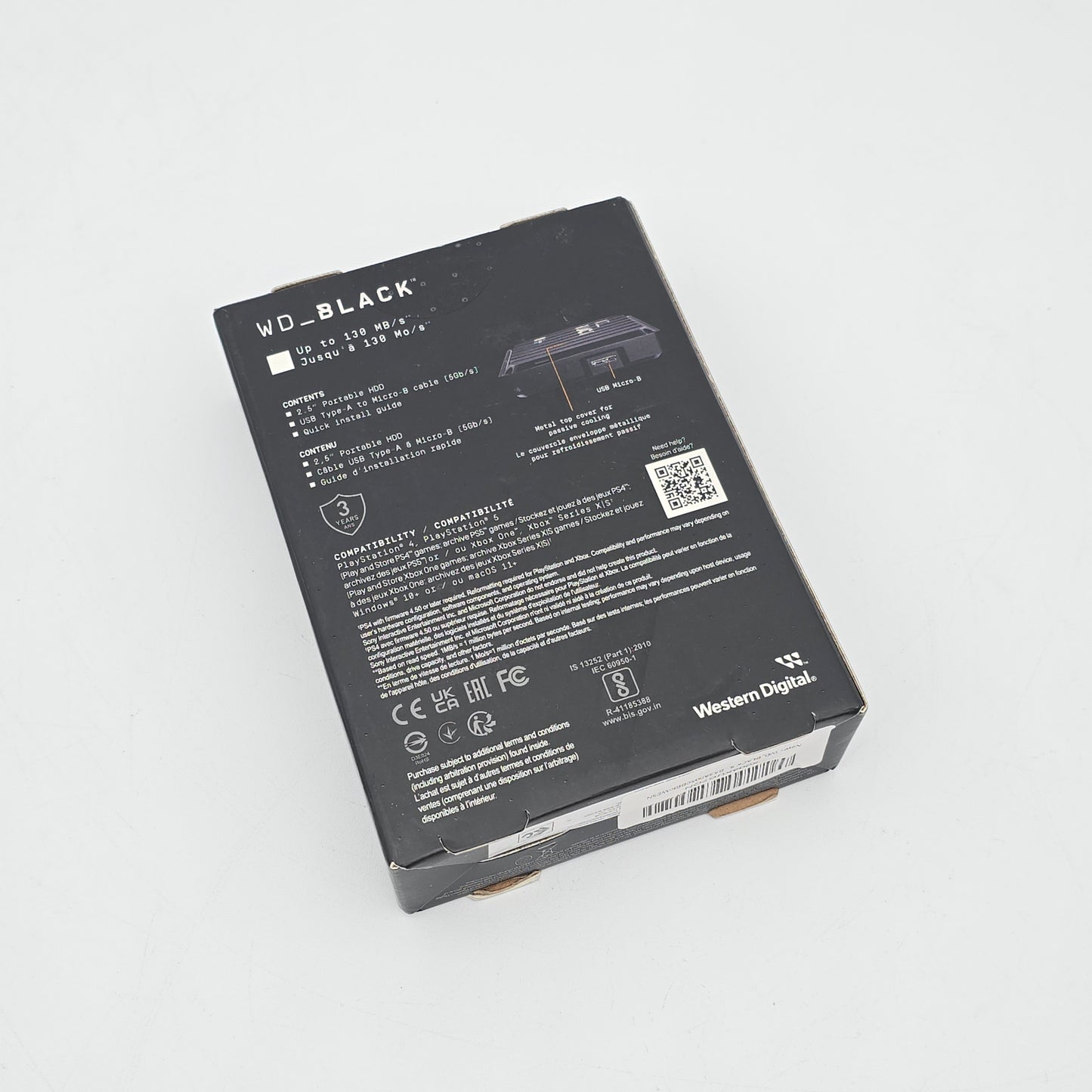 WD Black P10 5TB Game Drive for PC, Xbox, Playstation, External USB Hard Drive