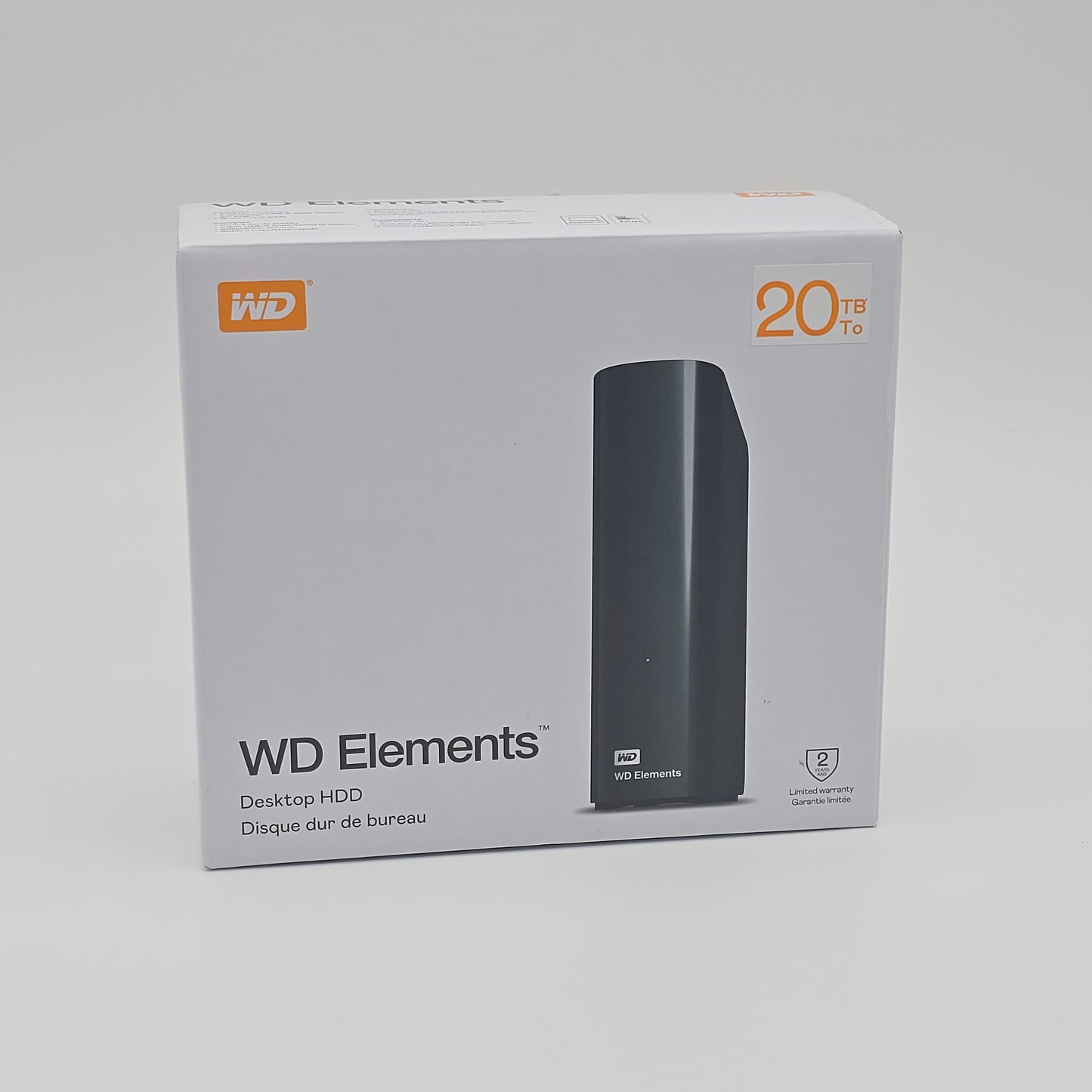WD 20TB Elements Desktop External Hard Drive, USB 3.0 Hard Drive