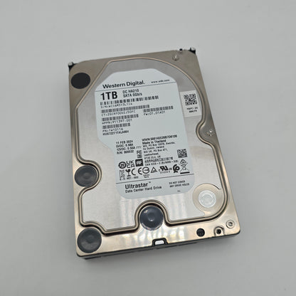 WD Ultrastar 1TB SATA 3.5" HDD, Internal Hard Drive HDD Storage