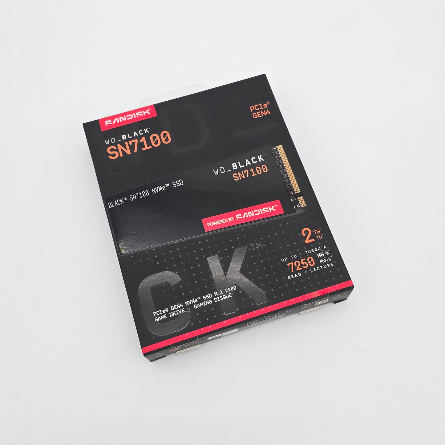 WD_Black SN7100 2TB NVMe SSD, M.2 PCIe Gen 4.0, 7250MB/s, SanDisk, New Sealed