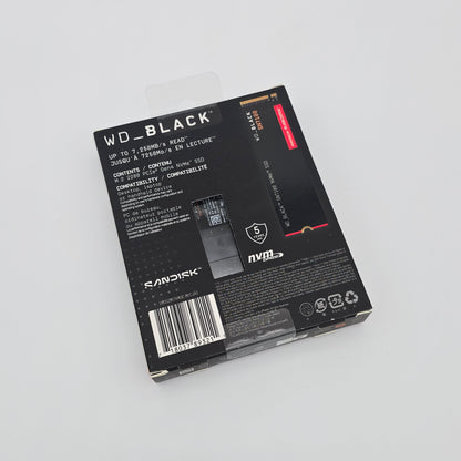 WD_Black SN7100 2TB NVMe SSD, M.2 PCIe Gen 4.0, 7250MB/s, SanDisk, New Sealed