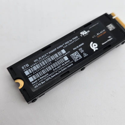 WD_Black SN850P 8TB NVMe SSD for PS5, Internal Game Drive