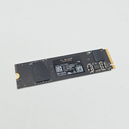 Western Digital WD Black SN7100 1TB M.2 NVMe Gen4 SSD, Internal Gaming Solid State Drive Storage