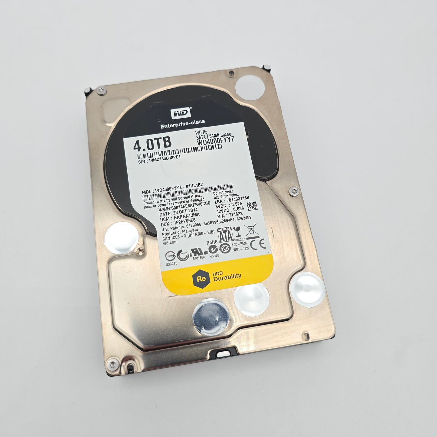 Western Digital WD Enterprise 4TB, SATA Hard Drive HDD Storage