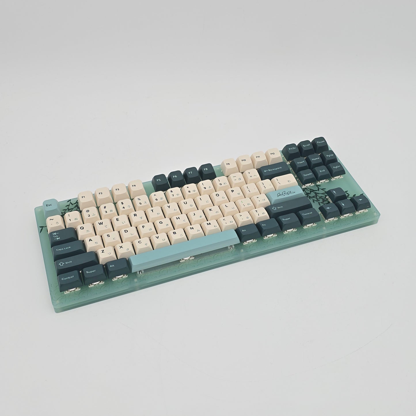 Womier K78 TKL Mechanical Gaming Keyboard Botany Edition, RGB w/ Yellow Switches