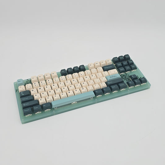 Womier K78 TKL Mechanical Gaming Keyboard Botany Edition, RGB w/ Yellow Switches