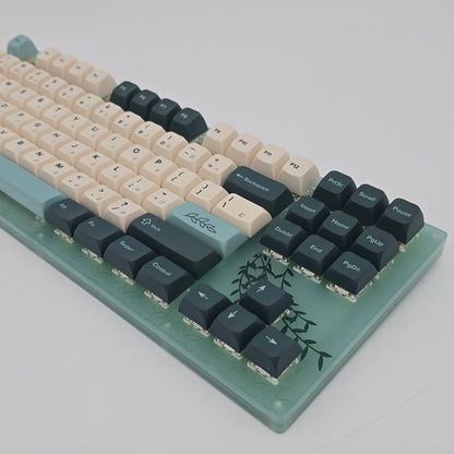 Womier K78 TKL Mechanical Gaming Keyboard Botany Edition, RGB w/ Yellow Switches