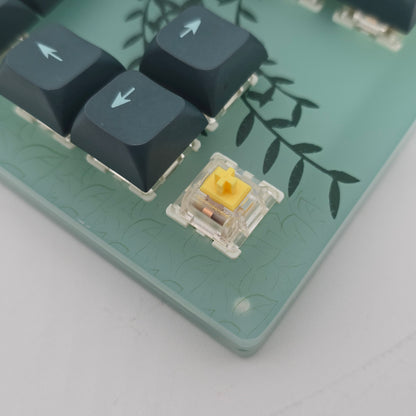 Womier K78 TKL Mechanical Gaming Keyboard Botany Edition, RGB w/ Yellow Switches