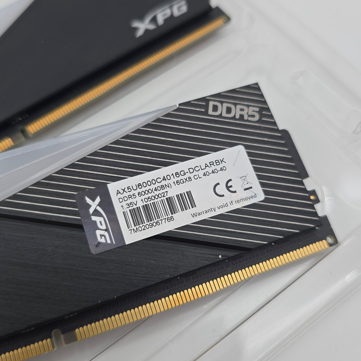 32GB DDR5 XPG Lancer Black RGB RAM, 2x16GB 6000MHz CL40 Desktop Memory