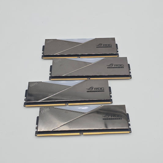 XPG Lancer ROG Certified 64GB DDR5, 6600MHz, CL34, Desktop Gaming Memory RAM (4x16GB)