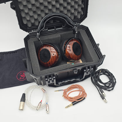 ZMF Verite Open Back Headphones, 300 OHM, Magnesium Chassis, Sapele Finish